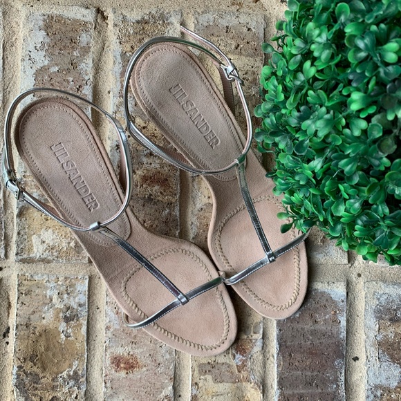 silver sandals size 10